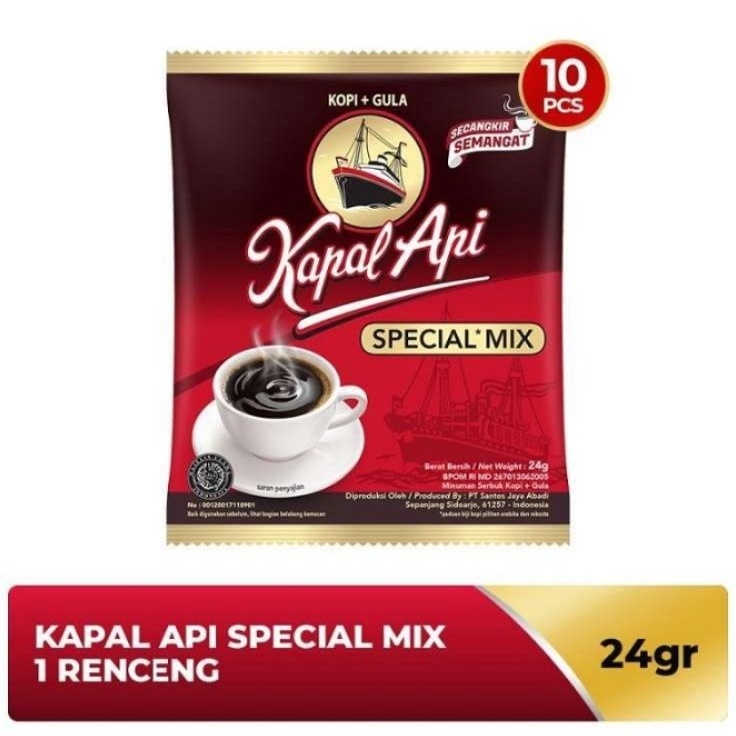 

Terlaku... kopi kapal api spesial mix 10 x 23 gr