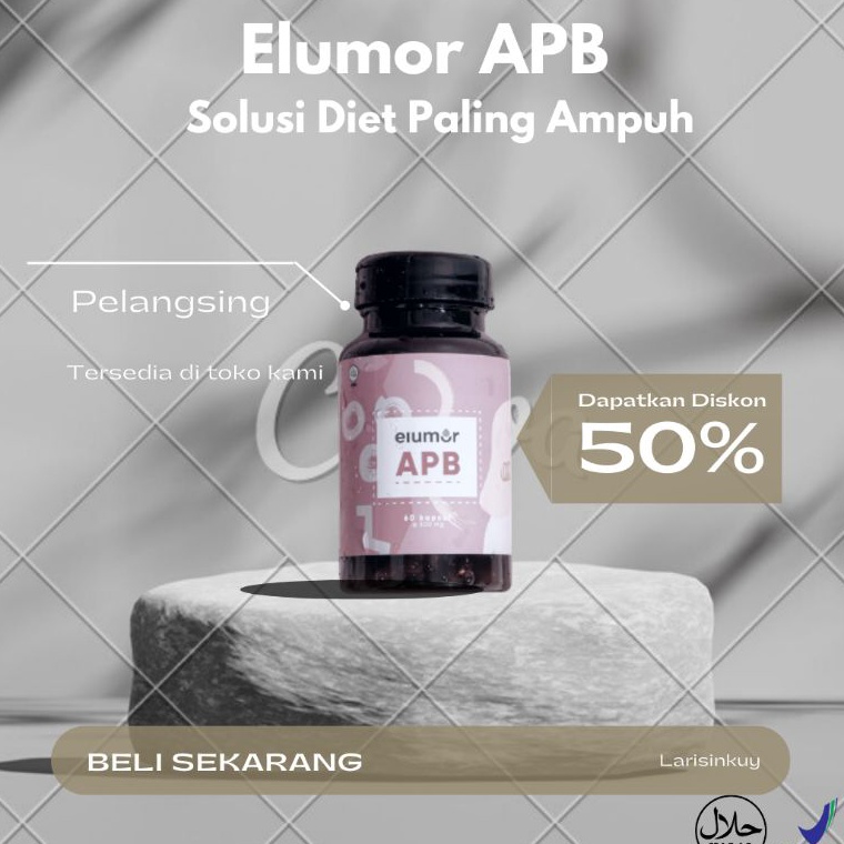 Belanja disini Elumor APB Isi 60 Kapsul (Suplemen Pelangsing Herbal Alami)