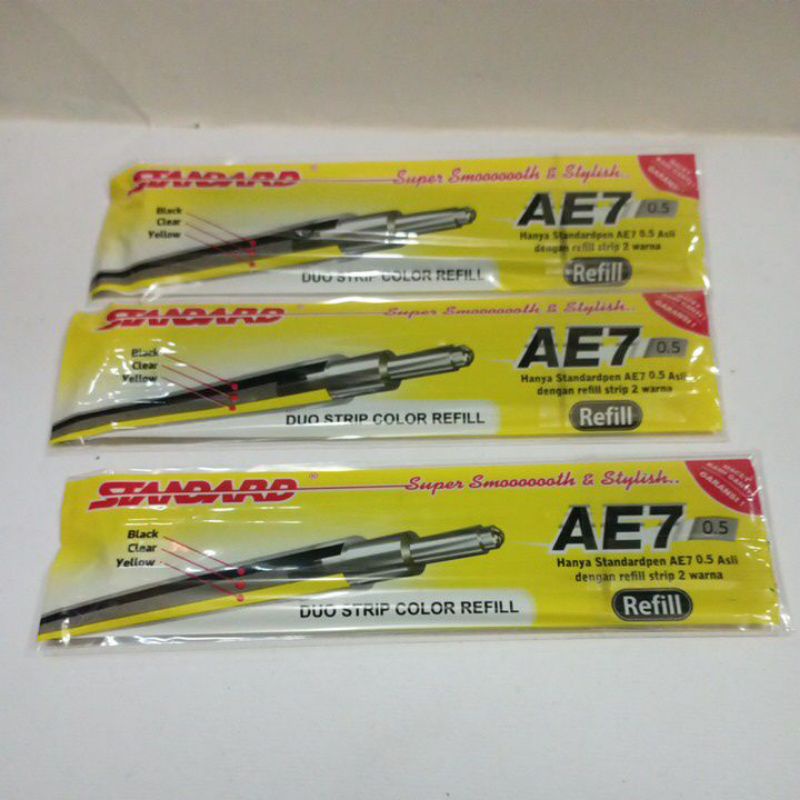 

REFILL STANDARD AE7 0,5 ,12 pcs / hitam / pack