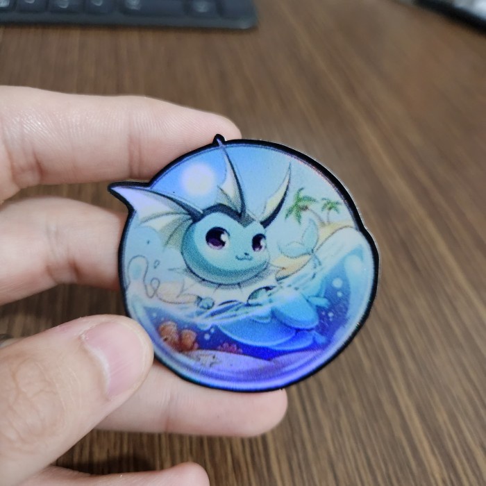 

Sticker Hologram Anime - PSH1909 - Pokemon - Eeveelution - Vaporeon