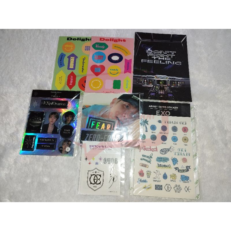 STICKER EXO BAEKHYUN MD SMTOWNLIVE OFFICIAL