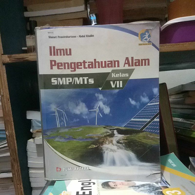 buku ilmu pengetahuan alam untuk SMP kelas 7 penerbit bumi aksara