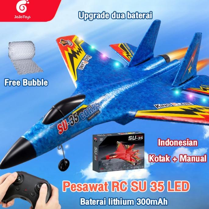 Mainan Pesawat Terbang Remote Control Pesawat LED mainan airplane toy