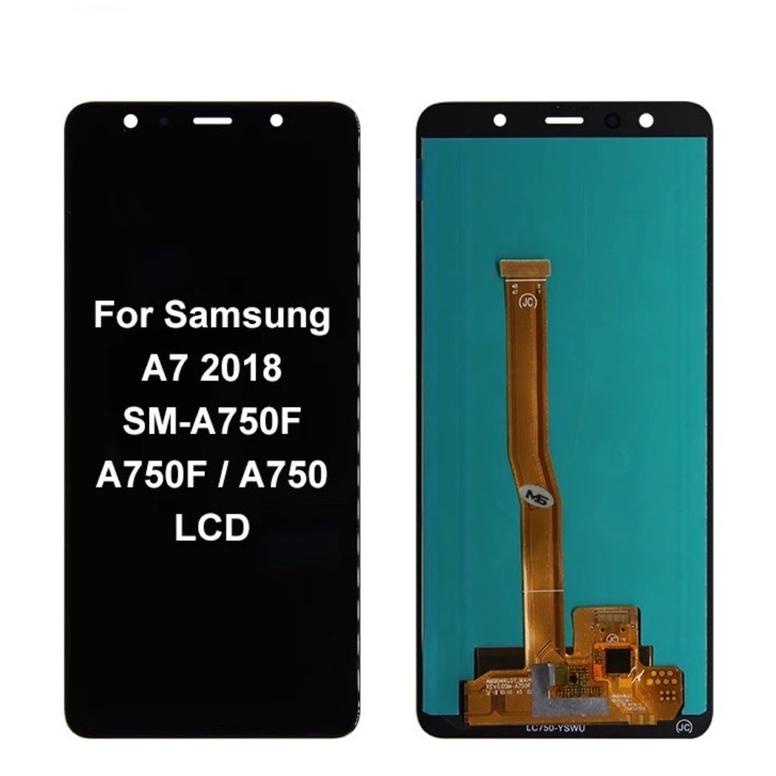 ENA687 LCD TOUCHSCREEN SAMSUNG A7 2018 / A750 - AMOLED ++