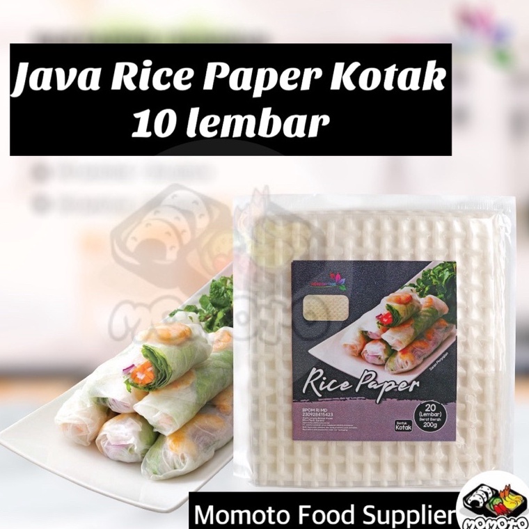 

VTJM0974 11.11 Rice paper KOTAK / Banh Trang High Quality Kulit Lumpia Vietnam