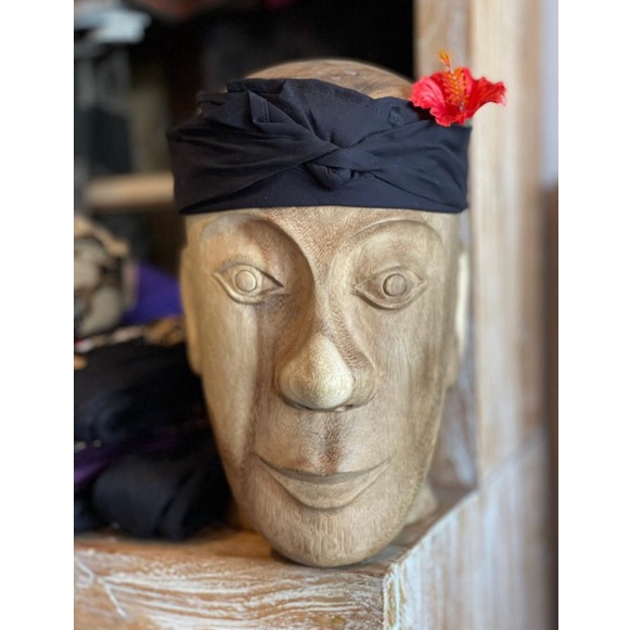 Toko Spesial Udeng Hitam Polos Sibakan Setengah Jadi Janggar Nayah