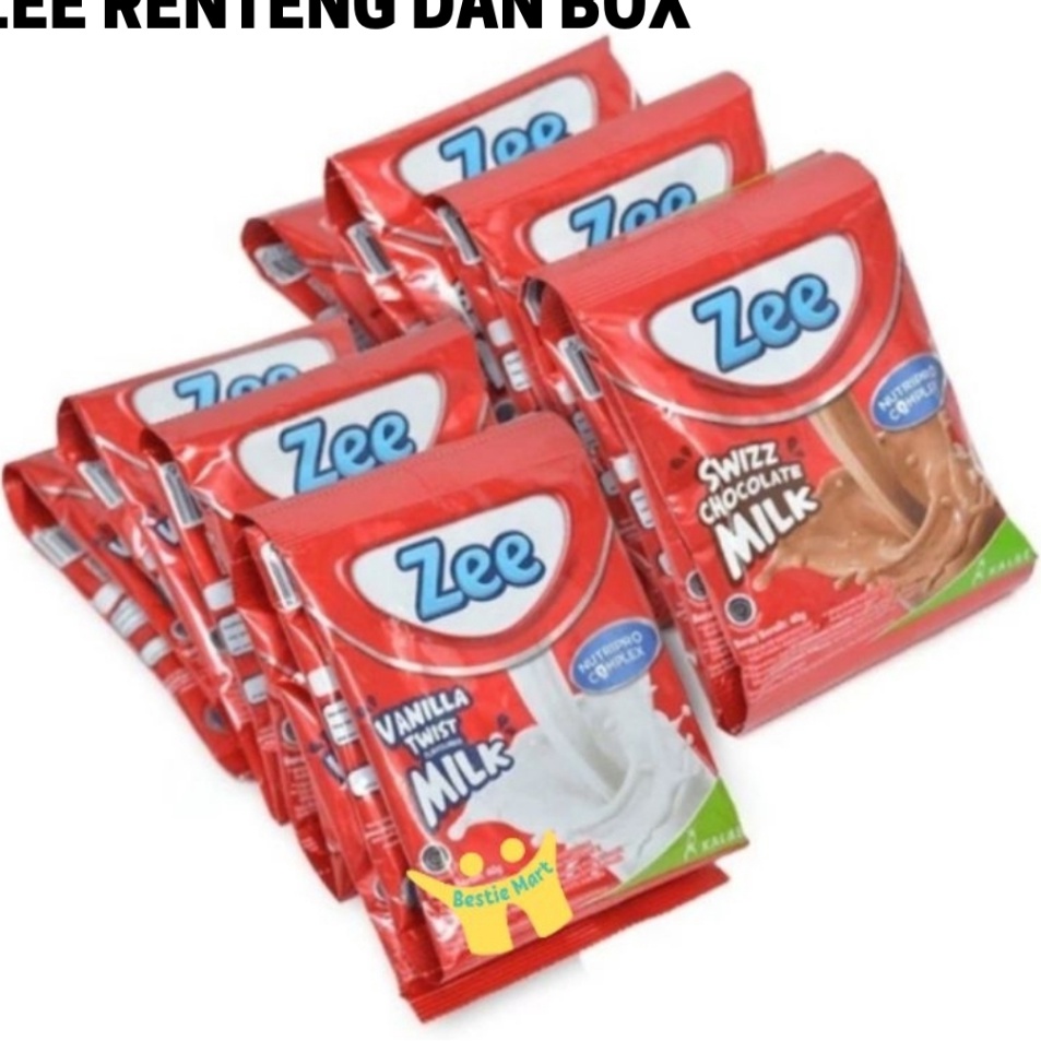 

Di⚡kon !! Zee Susu Bubuk Coklat dan Vanila sachet renceng (10pcs x 40gr) DAN ZEE BOX 350GR