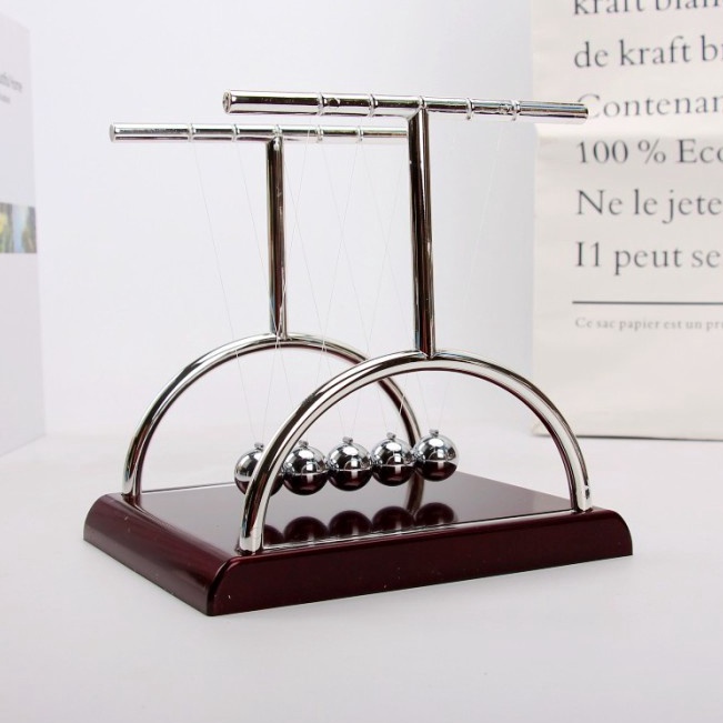 Model Terkini Hiasan Pajangan Meja Balance Ball Pendulum NewTon Bola Seimbang Magnet y Paling Dicari