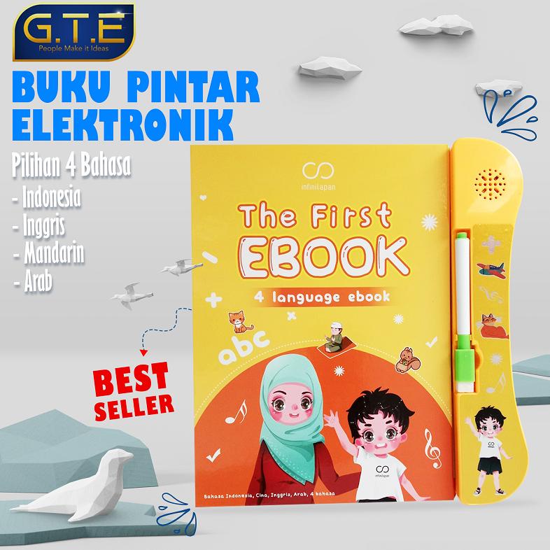 Promo Gte | Buku Pintar Elektronik Anak 4Bahasa[Arab Indonesi Inggris Mandarin]/ E Book Pintar Anak/