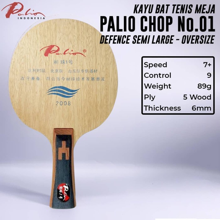 Terlaris Kayu Tenis Meja Palio Chopper 2008 Def Original