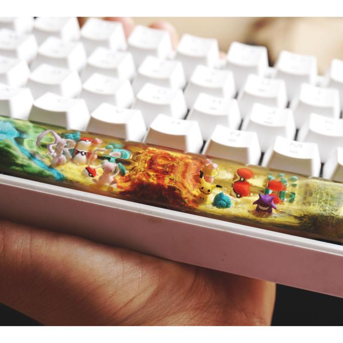 Artisan Keycap/ Keycap Pokemon resin Mechanical Keyboard