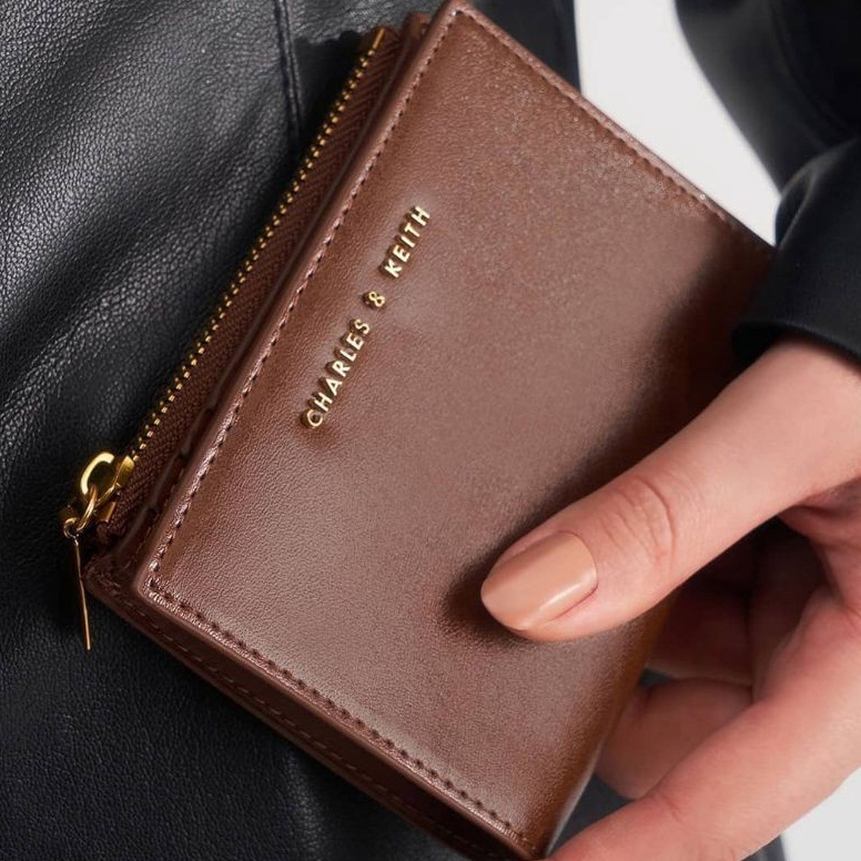 Hot Sale.. DOMPET CK WALLET KAROL MINI TOP ZIP - CK070