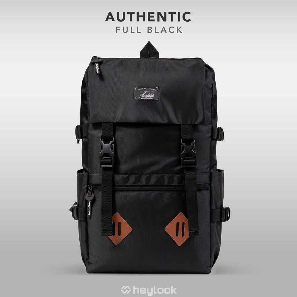 Terlaris.. HEYLOOK Official - (Free Raincover)Tas Ransel Laptop Authentic Backpack Pria Wanita Tas L