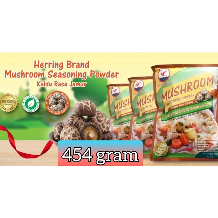 

←➲❊✩ kaldu rasa jamur shitake 454 gram herring mushroom seasoning powder halal moko ceng vegetarian bukan totole Pasti Murah