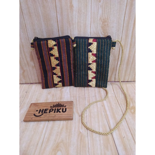 Hepiku Tas Hp Lis Tapis kain tenun