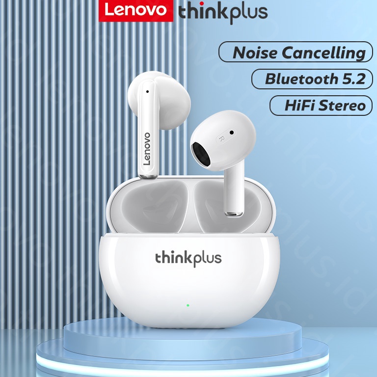 MURAH. Lenovo thinkplus XT93 Nirkabel Bluetooth Earphone dengan Dual Mics ENC Pengurangan Kebisingan