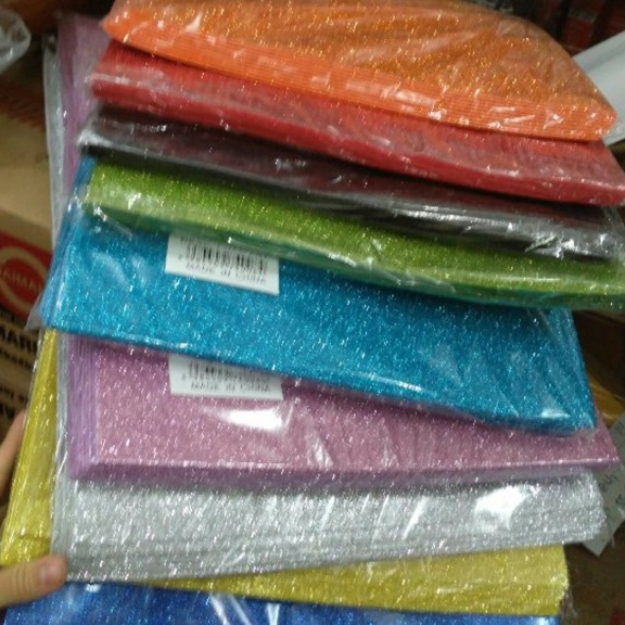 

Best Produk DGN8O Busa glitter 40x60 cm per lembar G99 Ready