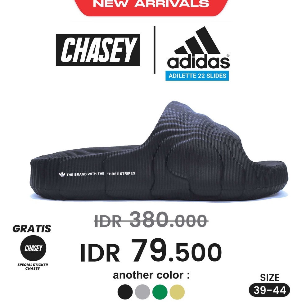 CHEKOUT. SANDAL SLIP ON ADIDAS_ADILETTE 22 SLIDES SPECIAL EDITION