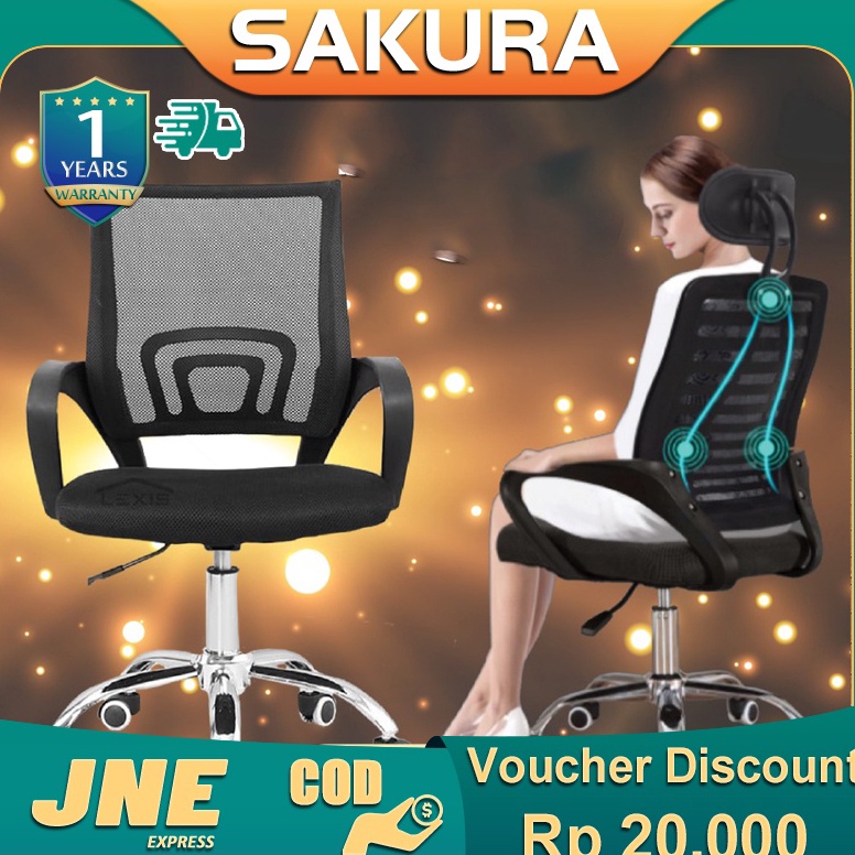 Siap Kirim.. Weyon Sakura Kursi Kantor Kursi Kerja Kursi Direktur kursi gaming kursi komputer kursi 