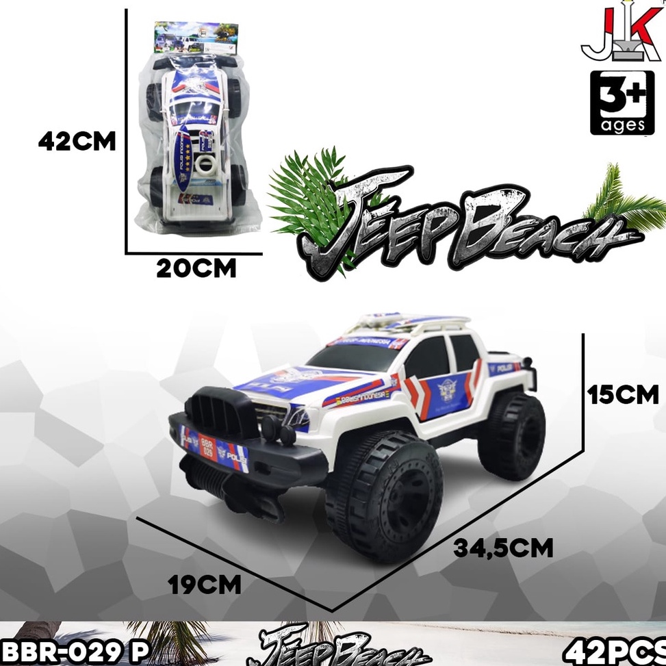 Ready TERMURAH PROMO MAINAN ANAK KANTONG PAJERO PANTAI MOBILAN PAJERO ANAK PANTAI BBR-029 B