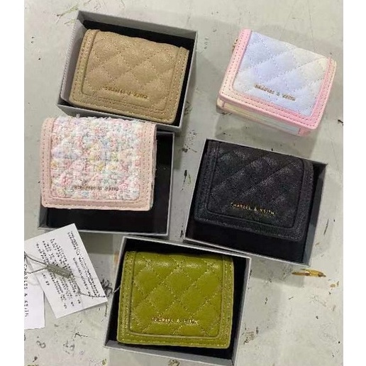 Langsung Atc.. TAS WANITA CK677 MINI WALLET SLING BAG | DOMPET CK MICAELA QUILTED CARD HOLDER|IMPORT