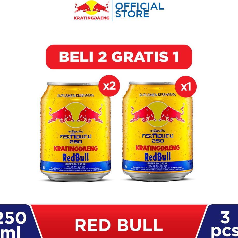 

Grosir➱ GFM0E Buy 2 Get 1 Red Bull Minuman Energi 250ml J97 Super Promo