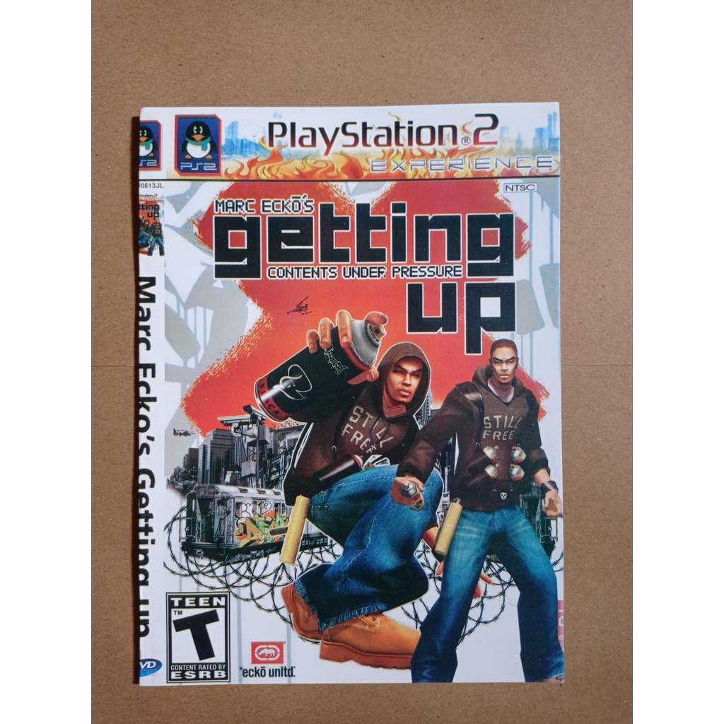 Kaset Game PS 2 - Getting Up Kaset Game PS2 + Cover Murah