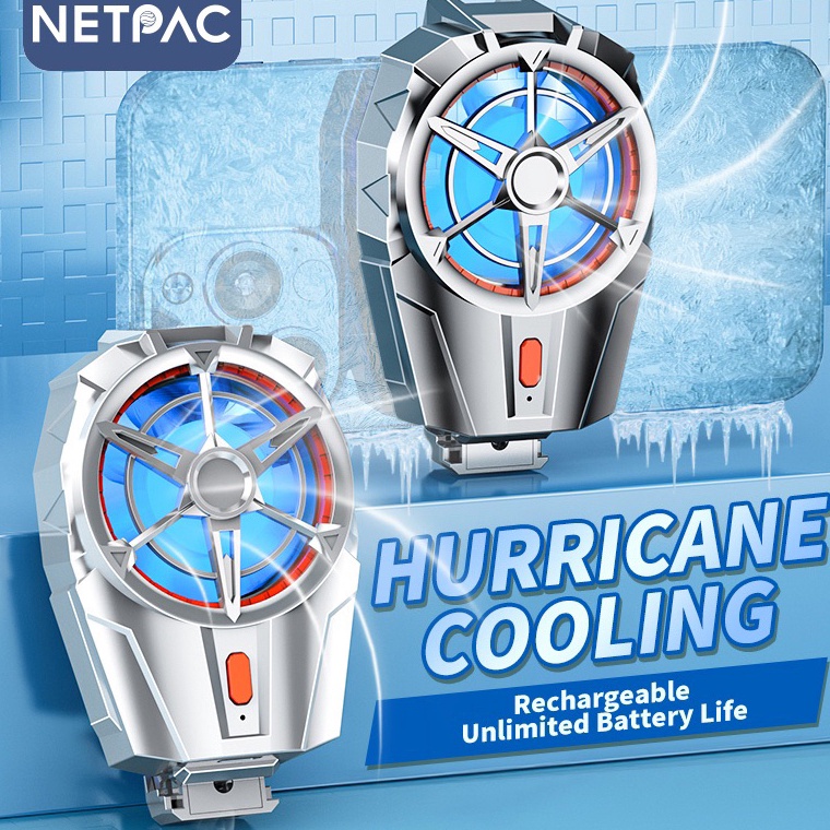 Murah.. NETPAC X52 Fancooler Wireless Freedom Built-in Battery Radiator Pendingin Hp Kipas Hp Coolin