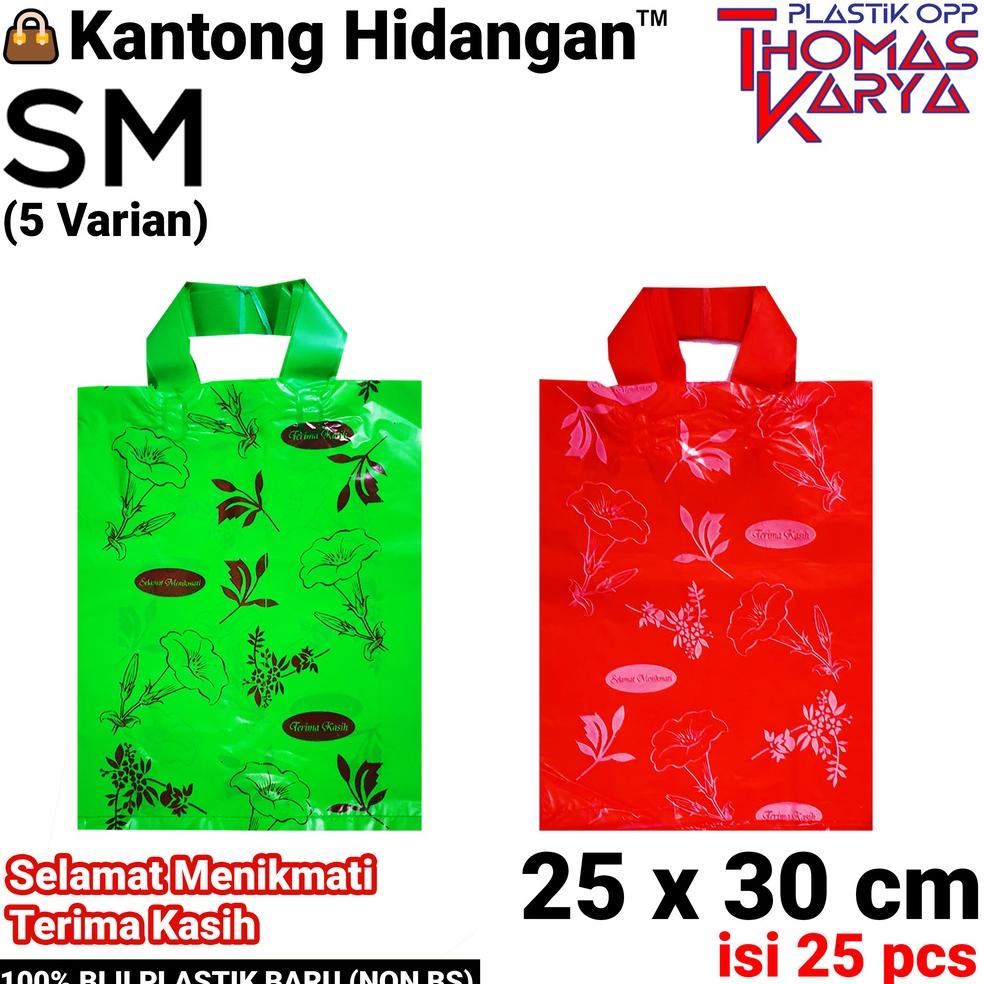 

Termurah Plastik Soft Handle 25X30 Motif Selamat Menikmati Terima Kasih Isi 25 Kantong Shopping Bag Hajatan Hidangan Kri