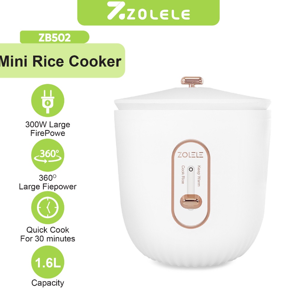 MENARIK. ZOLELE Rice Cooker Mini Penanak Nasi Multifungsi Panas Seri Multi Pressure Cooker 2-3 Porsi