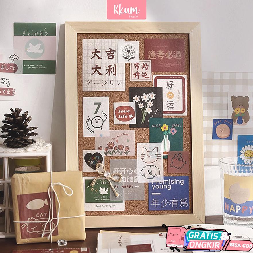 

Terbaru 40 Pcs Paper Sticker Ins Cute Colorful/ Stiker Dekorasi Planner Diary/ Sticker Set Planner