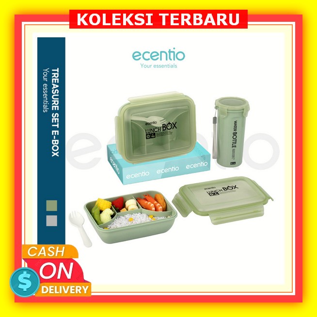 Lunch Box Stainless Steel 2 / 3 Sekat Viral Anti Tumpah Dan Tahan Panas. Kotak Bekal Stainless Handl