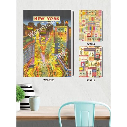 

BUKU TULIS / NOTEBOOK / B5 /HARDCOVER/VINTAGE MAP OF NEW YORK CITY