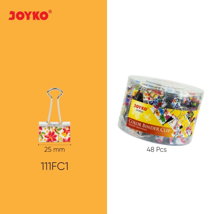 

Joyko Binder Clip 111Fc1 Flower / Klip / Jepit Kertas Motif Bunga