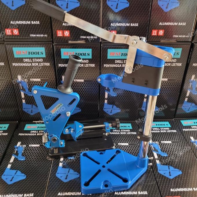 Paket Stand Gerinda Dan Stand Drill / Dudukan Mesin Gerinda+Mesin Bor