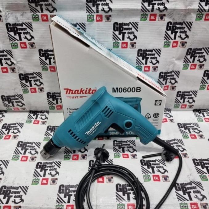 Mesin Bor Besi Kayu Tangan 10Mm Mesin Bor Tangan Listrik Maktec Mt 60