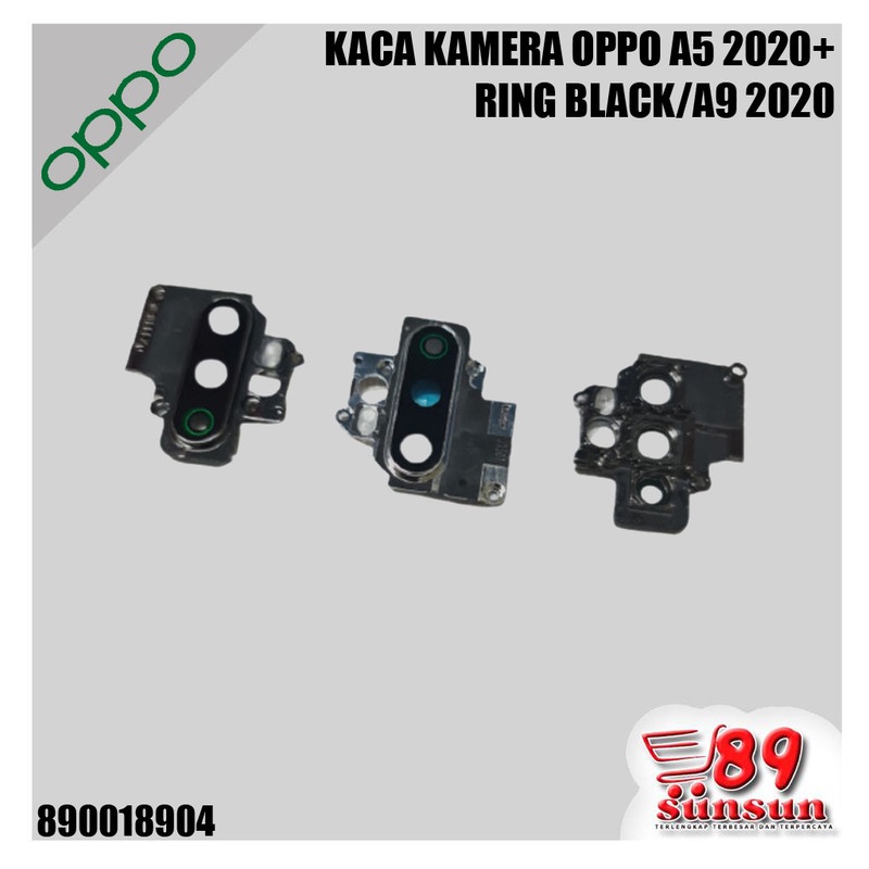 KACA KAMERA OPPO A5 2020+RING BLACK/A9 2020