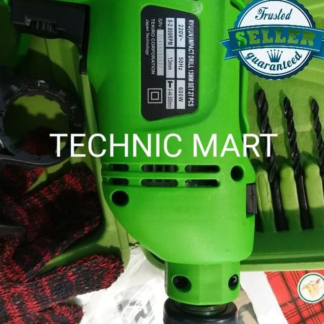 Paket Mesin Bor Tembok Ryu Rid 13-1 Reb Mesin Bor Beton Tekiro Ryu