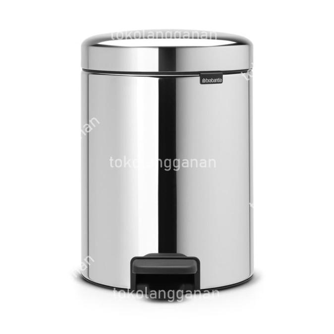 Brabantia Tempat Sampah Pedal Newicon Brillsteel 5 Ltr