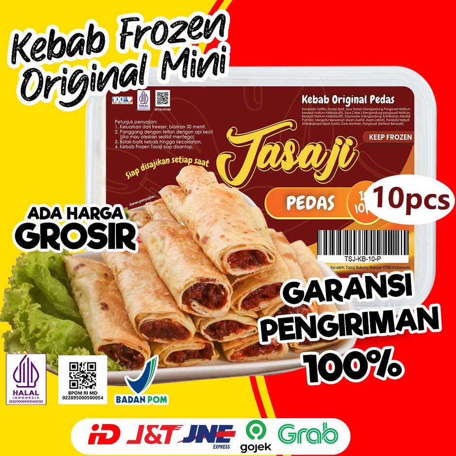 

↔✢❅ Tasaji Kebab Frozen Mini Isi 10 Hemat Model Baru