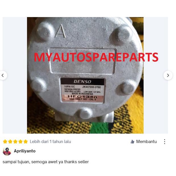 Kompresor Compresor Ac Kijang Nd 15A Denso Original