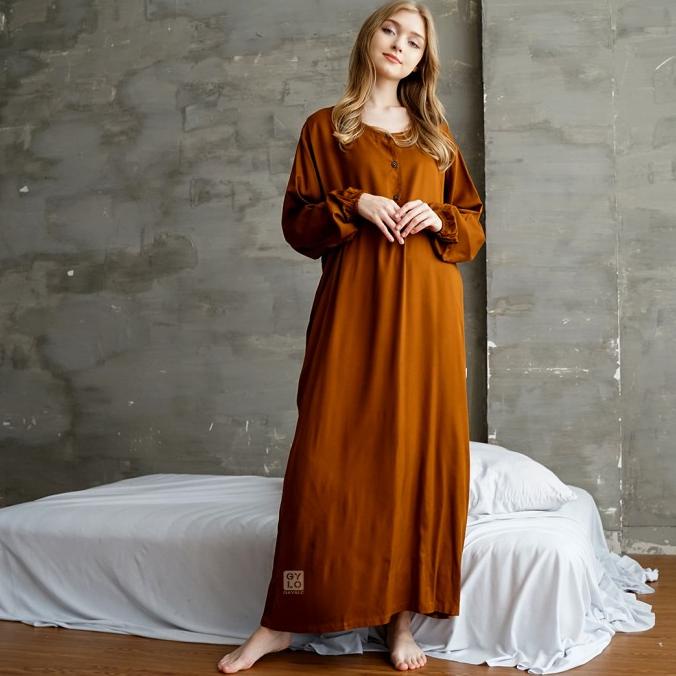 DASTER LONGDRESS JUMBO ETNIK BUNGA/DASTER LENGAN PANJANG/BAJU BUSUI/