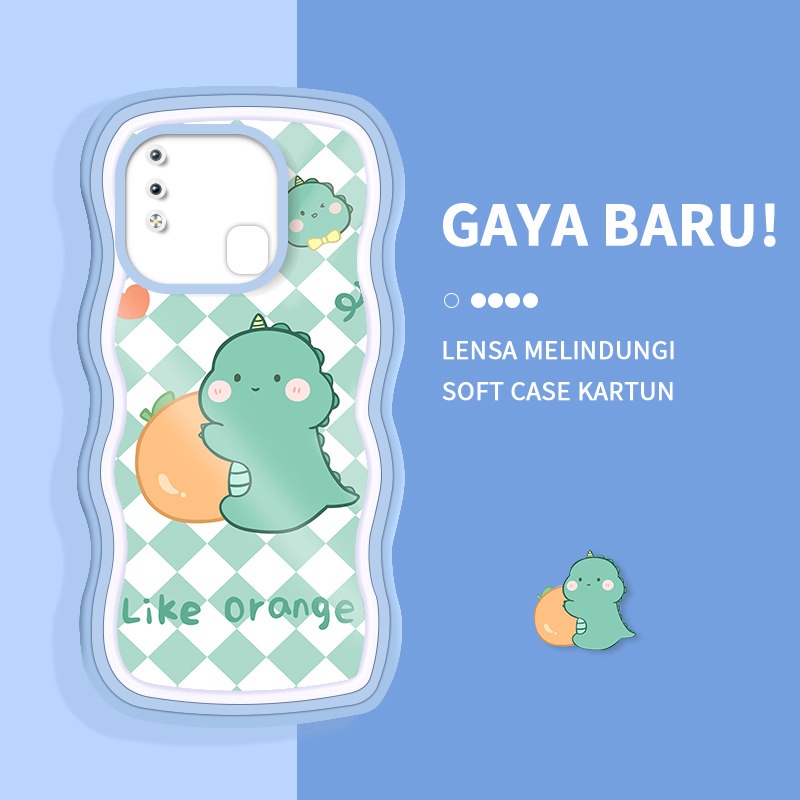 Casing Ponsel untuk VIVO Y91C Y91I Y93 Y95 Z5I Case Kartun Lucu Beruntung Berwarna warni Indah Batas