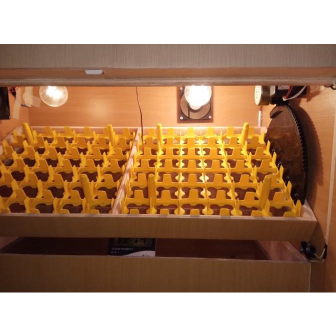 Paket Alat mesin tetas telor full otomatis rak ayun