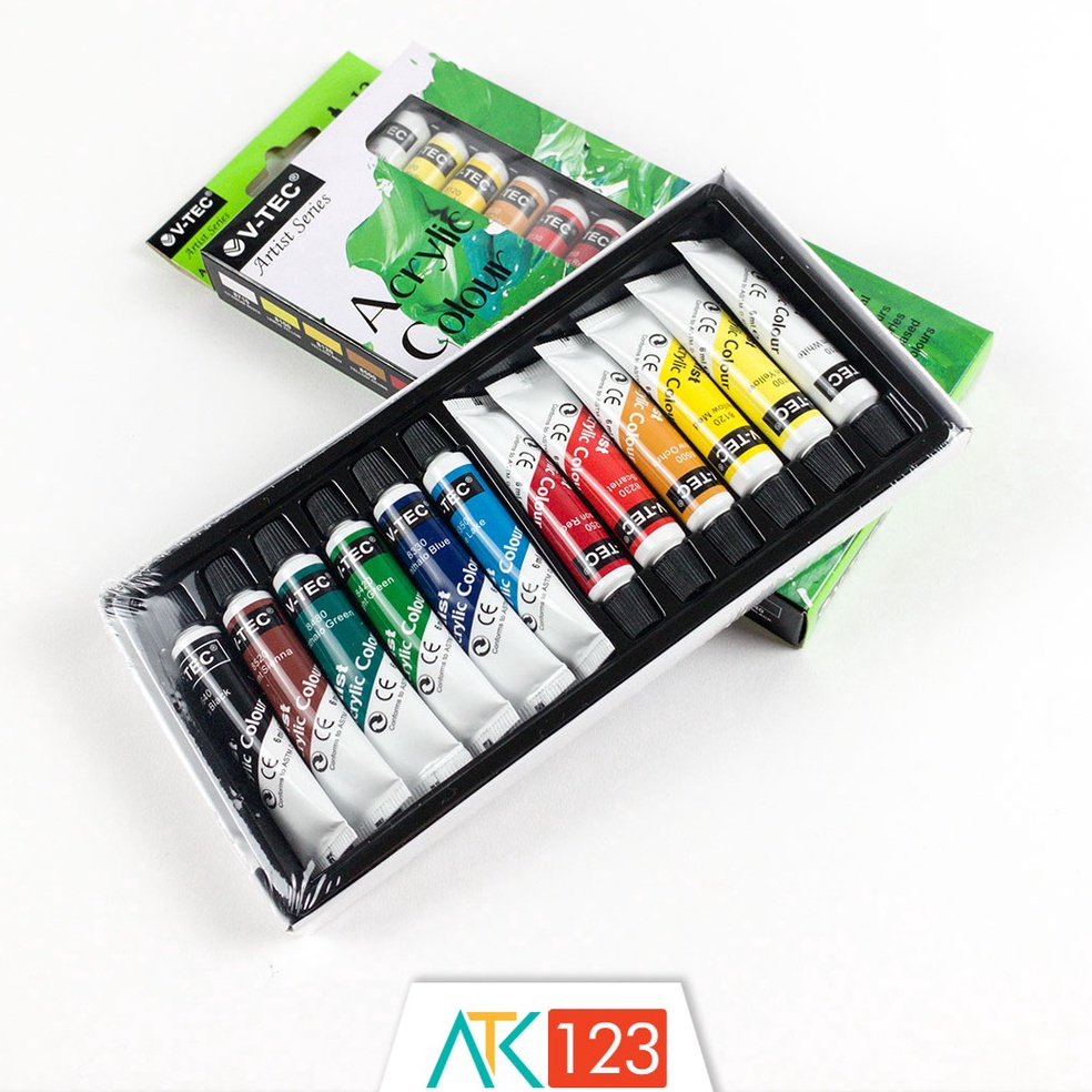 

AMR Cat Akrilik V-Tec 12 Acrylic Colours VT-612/A 9190