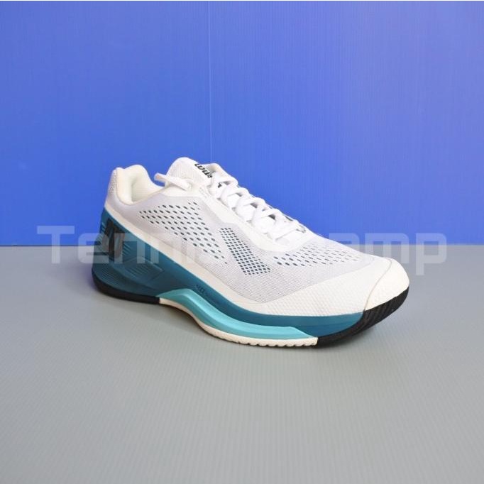 Sepatu Tenis Wilson Rush Pro 4.0 White Blue/Tennis Shoe Wilson Ori