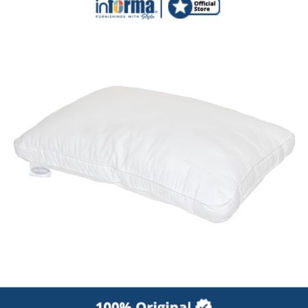 Segera Dapatkan Informa - Informa 50X70 Cm Set 2 Pcs Bantal - Putih Pillow Bantal Tidur Kasur Perlen