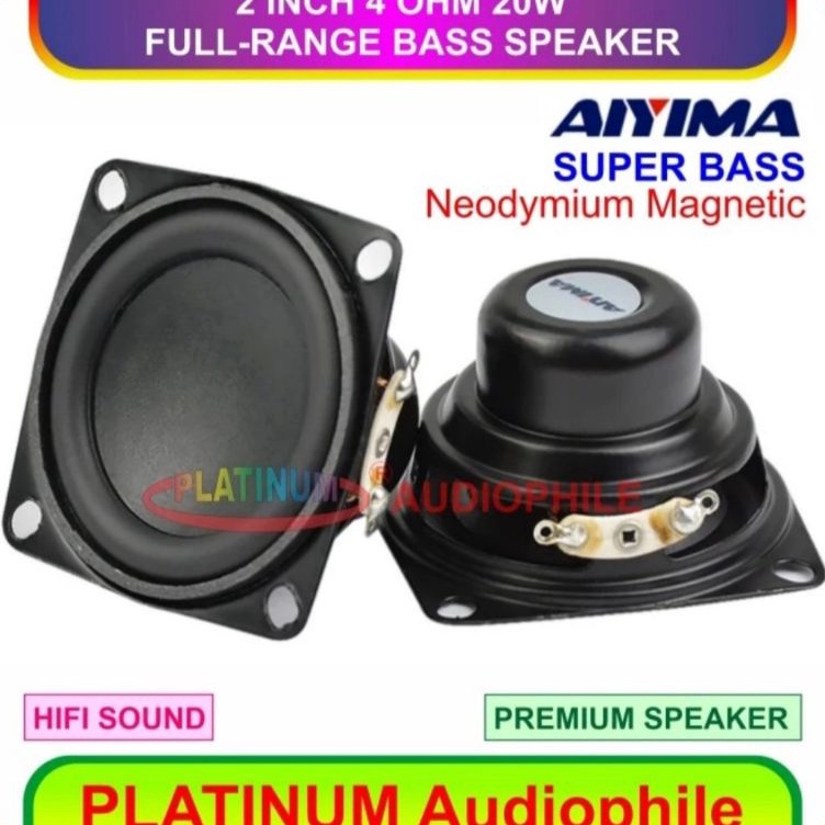 ' GH Speaker 2 Inch Fullrange Bass Neodymium Magnet 2" Hifi Full range ✦