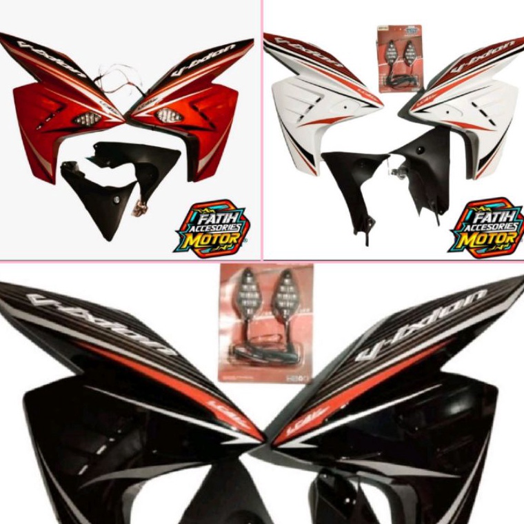 TERBARU. Sayap Vixion New NVL NVA Half Fairing New Vixion Cover Body Samping Standar New Vixion Nvl