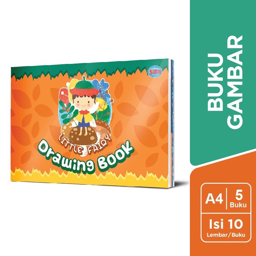 

➫ (1pack) Buku Gambar Sidu A4 / Drawing Book Sidu isi 5 buku dswgb